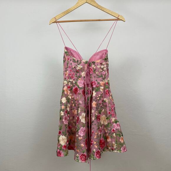 For Love & Lemons Luna Mini Dress - Pink - Medium - Picture 4 of 11